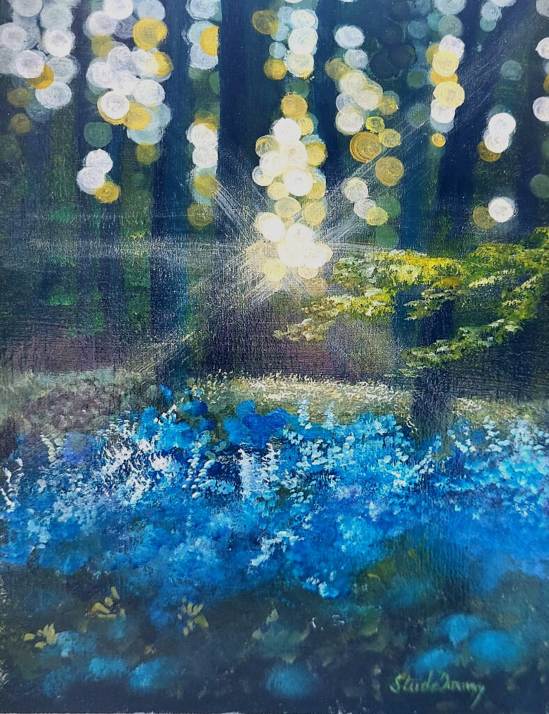 peinture bokey dans la forêt peintures de nadia jpg